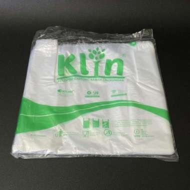 HD Kantong Plastik Bening Ramah Lingkungan KLIN lebar 24 cm