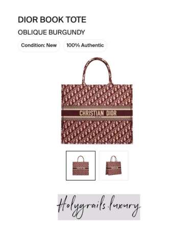 Harga tote bag christian dior asli outlet