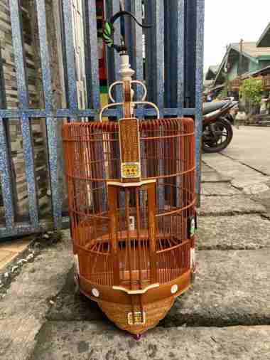 SANGKAR KANDANG WAMBI ANIS ORIQ JAYA DIM 38 CM Multicolor