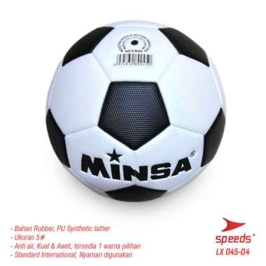 Bola Futsal Bola Kaki Sepak FootBall Minsa Size 5 62cm International Iiminsa