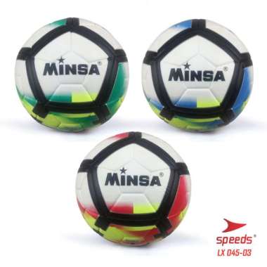 Bola Futsal Bola Kaki Sepak FootBall Minsa Size 5 62cm International Hijau