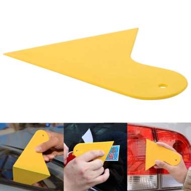 Scraper Kape Plastik Pasang Stiker Kaca Film Anti Gores Mobil Motor