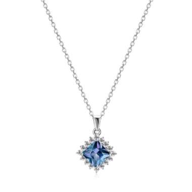 Elegant Square - Kalung Alexandrite Gemstone by Her Jewellery