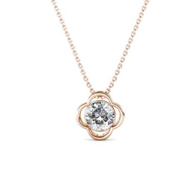 Kalina Pendant - Kalung Crystal by Her Jewellery Rose Gold