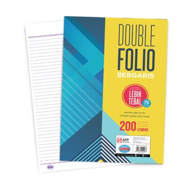 Sinar Dunia Rulling Folio [200 Lembar/ 70 GSM] PUTIH