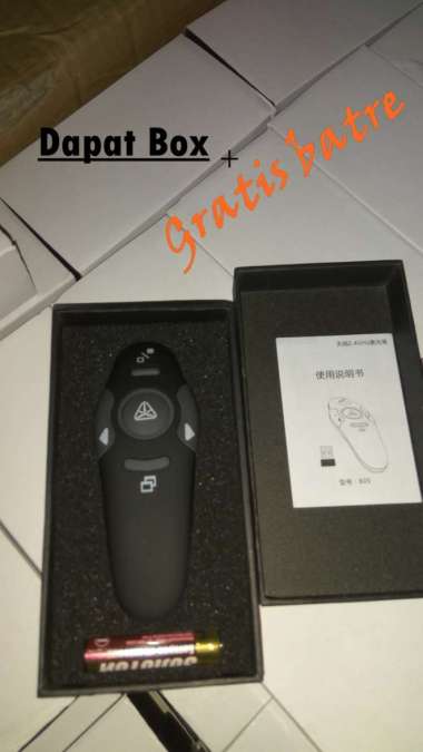 wireless laser pointer / Presenter / Presentasi / PPT / Power Point 100 % ORIGINAL Multicolor