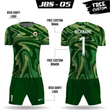 Setelan jersey celana timnas indonesia kiper gk kaos tim nasional bola XXXL HIJAU