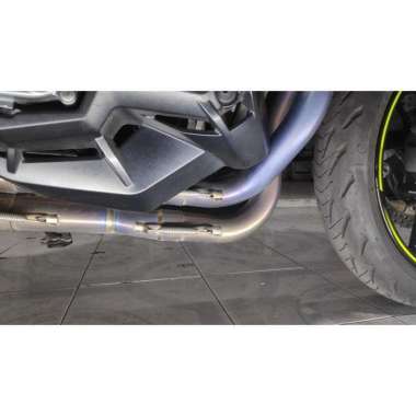 Header Kawasaki Z900 17-Up SC Project Full Titanium Grey