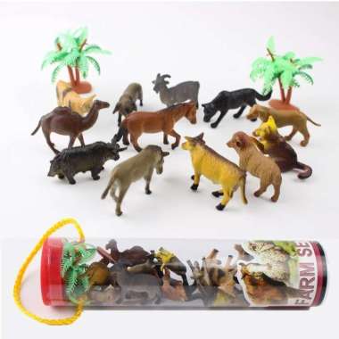 ANIMAL TUBE miniatur - mainan hewan miniature/ mainan replika hewan farm