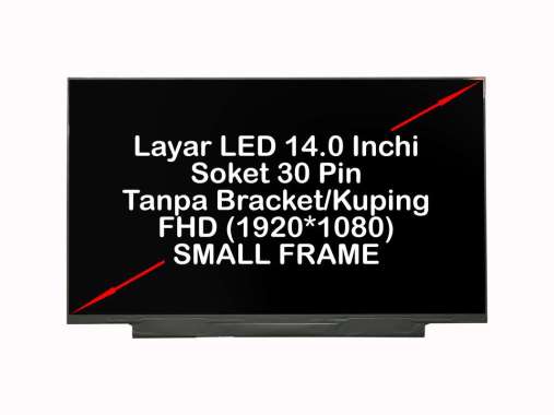Layar LCD LED Laptop Asus Vivobook K413F Series Full HD LKUN140SFHDTB30 Hitam