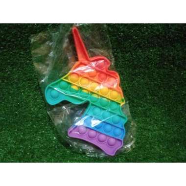 New Fidget Push Pop It - Mainan Anak Toys Bubble Kids - Mainan Pop it viral Pop it Unicorn