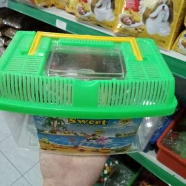 aquarium mini plastik buat hamster dan ikan M
