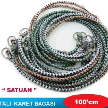 Tali karet bagasi 100cm Tali pengikat barang di motor tali karet motor
