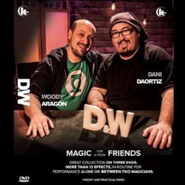 DVD Sulap 2019: Dani DaOrtiz and Woody Aragon - D & W 3 DVD Set