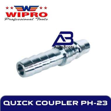 Wipro Quick Coupler 3/8" Male PH-30 / PH-23 Sambungan Selang Angin Silver