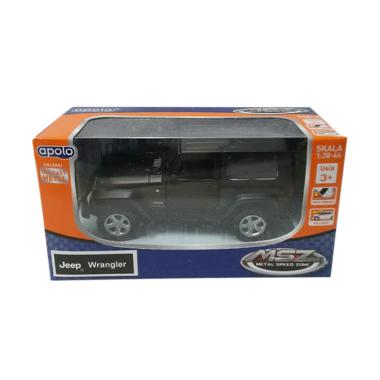Apolo MSZ Jeep Wrangler Diecast - Hitam