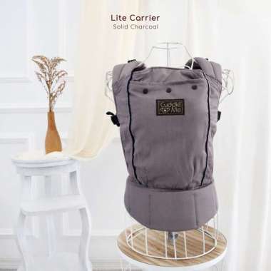 CUDDLE ME LITE CARRIER GENDONGAN SSC CUDDLEME MSHAPE ERGONOMIS CHARCOAL SOLID