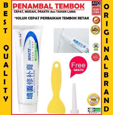 penambal dinding retak wall repair mending perbaiki dempul tembok