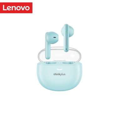 Lenovo LP1 Pro True Wireless Bluetooth Earbuds TWS Biru Muda
