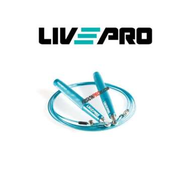 Skipping Jump Rope Alat Olahraga Lompat Tali Skiping Livepro - 300g Hitam ORIGINAL 100 % Multicolor