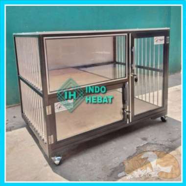 Rumah Hewan Kandang Kucing 1 Kamar Bahan Alumunium