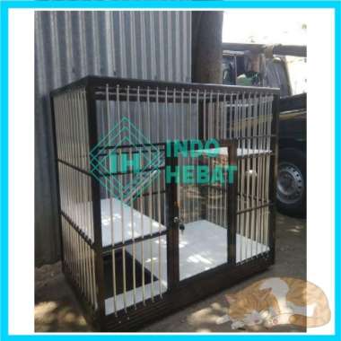 Kandang Kucing Pintu 1 Aluminium Minimalis
