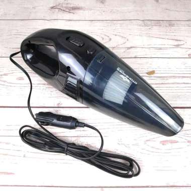 high power car vacuum cleaner portabel/vacuum cleaner portable mobil hitam