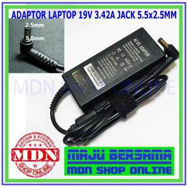 Adaptor Laptop 19V 3.42A Jack 5.5X2.5Mm