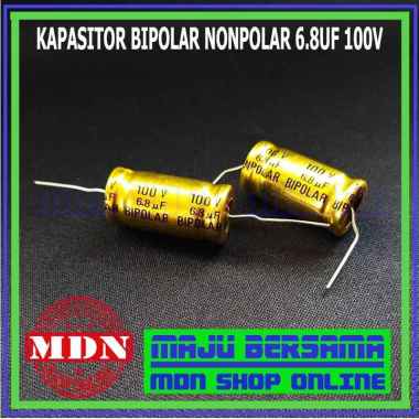 Kapasitor Bipolar Nonpolar 6.8Uf 100V - Kapasitor Audio