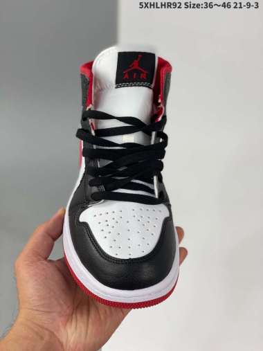air jordans 1 mid red and black