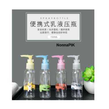 Botol PET Pump 100cc 100ml