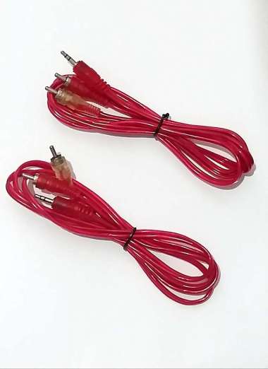 KABEL RCA 1.5 METER KABEL AUDIO 2-1 JACK AUDIO 2 IN 1 PANJANG 1.5 METER