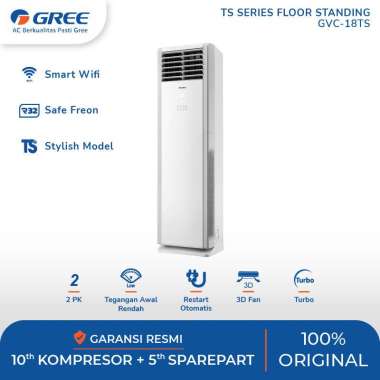 AC Gree GVC-18TS Standing Floor 2PK Putih
