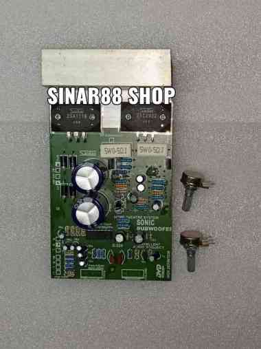 KIT POWER AMPLIFIER AKTIF ACTIV SUBWOFER SUBWOOFER SONIC BOOM SONICBOOM 300W