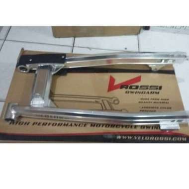 V Rossi - Swing Arm Lengan Ayun Capit Udang Sasis Motor RX King Silver