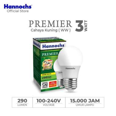 Hannochs Premier Bohlam Lampu LED - Kuning [3 W] kuning