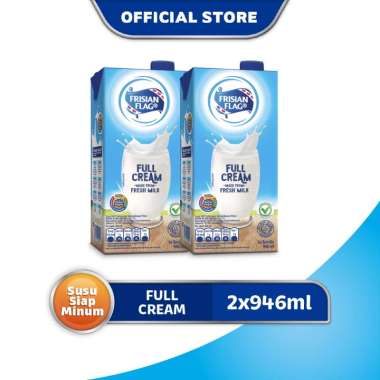 Promo Harga Frisian Flag Susu UHT Purefarm Full Cream 946 ml - Blibli