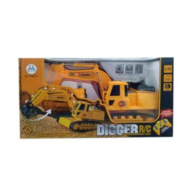 RC Excavator Heavy Machine Digger Mainan Remote Control