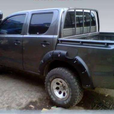 Over Fender for Hilux vigo double cabin Black