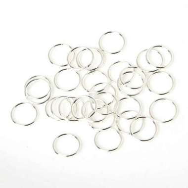 BEADS RING SINGLE BULATAN MOTE MANIK MERONCE 0.8x8mm