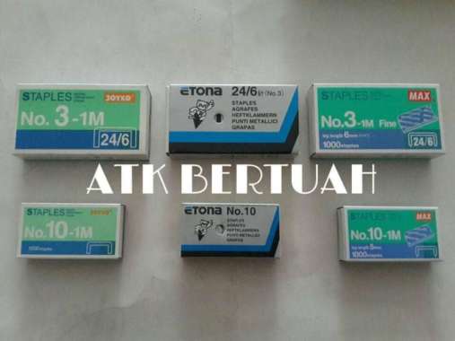 ISI STAPLER STAPLES BESAR MAX NO 3
