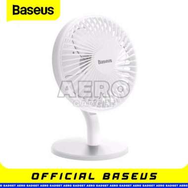 Baseus Desktop Fan Rechargable Electric Kipas Angin USB Portable Meja ORIGINAL 100 % Multicolor
