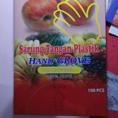 sarung tangan isi 100 pcs Plastik