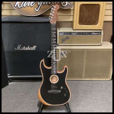 Gitar Guitar Acoustasonic Fender American Stratocaster Blue