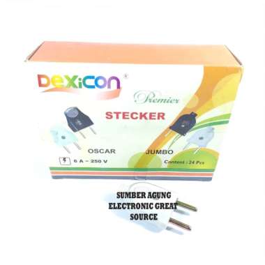 Dexicon Steker Gepeng Premier Jek Jack Colokan Listrik Oscar Berkualit