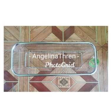 Piring Snack Persegi Stainless - Saringan Minyak Persegi panjang SS