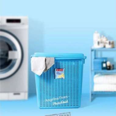 Keranjang Laundry Lionstar LB-6 - Laundry Basket Large Dengan Tutup