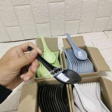 Sendok Bubur Onyx Premium - Sendok Bebek melamin - Sendok Es Melamine