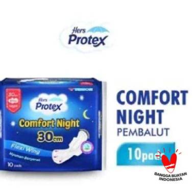 Hers Protex Comfort Night 30 cm 10 pads