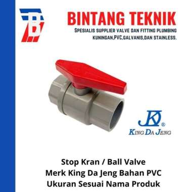 Ball Valve / Stop Kran 4" inch PVC KDJ PVC
